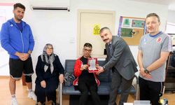 Paralimpik Milli Sporcu Mehmet Bakır Eğilmez’e anlamlı ziyaret