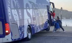 Şampiyon Sarıyer’in otobüsü devrilmekten son anda kurtuldu