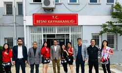 Şampiyon sporculardan Kaymakam Partal’a ziyaret