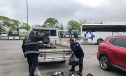 Samsun’da uygunsuz şartlarda taşınan 500 kilo iç yağına el konuldu
