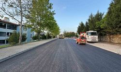 Serdar’da sıcak asfalt çalışması