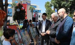 Söke’de minik yüreklerden "Eksik Parçam Sensin" sergisi