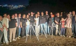 SUBÜ’lü öğrenciler, Eta Aquarid meteor yağmurunu gözlemledi