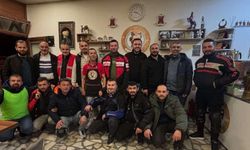 Tavşanlılı motorculardan Kahveci Ali’ye sürpriz ziyaret