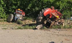 Traktör ikiye ayrıldı, sürücüsü hayatını kaybetti