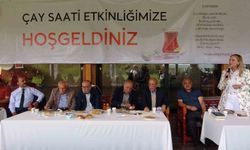 Van Kalesi önünde çay saati