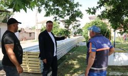 Yenipazar’daki parklar, meydanlar ve caddeler güzelleşiyor