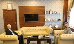 AK Parti Ağrı İl Başkanı Yıldız’dan Milli Eğitim Müdürü Kökrek’e ziyaret