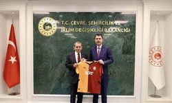 Bakan Kurum, Galatasaray Spor Kulübü Başkanı Özbek’i kabul etti
