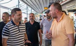 Başkan Ömer Günel’den turistik çarşı esnafı ile bir araya geldi