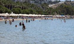 Bodrum sahillerinde ‘bayram’ yoğunluğu