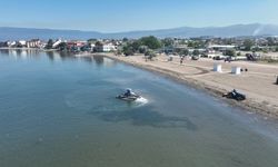 Bursa plajlarında sezon hazırlığı