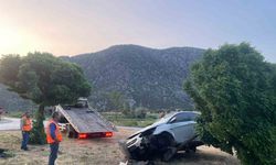 Çorum’da iki otomobil çarpıştı: 2 yaralı