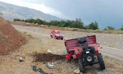 Devrilen çapa motorunun altında kalan sürücü hayatını kaybetti