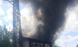 Erciş’te trafo yangını