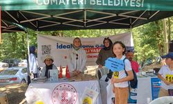 Şenlikte sağlık standı açtılar
