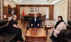 Vali Yiğitbaşı, şehit ailesini makamında ağırladı