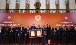 Samsun’a "İstiklal Madalyası Beratı" takdim edildi