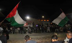 Şanlıurfa’da Sumud Filosu’na destek nöbeti