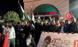Uşak’ta Sumud Filosu ve Gazze’ye destek yürüyüşü