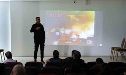 Bingöl'de dezavantajlı bireylere yangın ve afet farkındalık eğitimi verildi