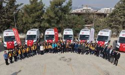 Hatay’da 12 yeni ambulans hizmete alındı