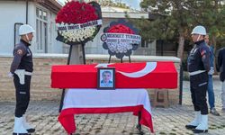 Kalbine yenik düşen polis memuru son yolculuğuna uğurlandı