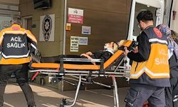 Motosikletin çarptığı kadın yaralandı