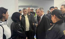 Vali Özkan yaralı polis memuru Hatice Ünal’ı hastanede ziyaret etti