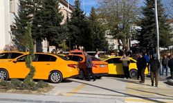 Taksicilerden Yozgat Belediyesi'ne protesto