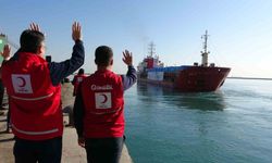 19. İyilik Gemisi Gazze'ye insani yardım için Mersin'den yola çıktı