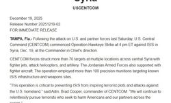 ABD ordusundan operasyon açıklaması: '70'ten fazla DEAŞ hedefi vuruldu'