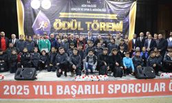 Ağrı'da 2025 yılı sporcu ve antrenör ödül töreni yapıldı