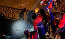 Ağrı'da köprüden düşen kişi ekiplerin hızlı müdahalesiyle kurtarıldı