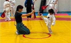 Ağrı'da taekwondo çalışmaları geleceğin sporcularını yetiştiriyor