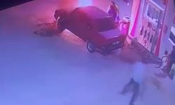 Akaryakıt istasyonunda araç yangını korkuttu