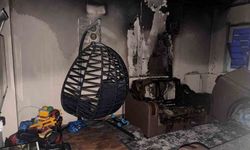 Alaplı'da bir evde çıkan yangında oda zarar gördü