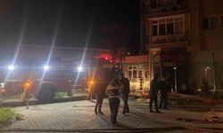 Alaşehir'de 5 katlı otelde korkutan yangın