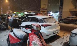 Ardahan yağan karla beyaza büründü