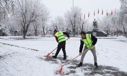 Ardahan'da belediyeden karla mücadele