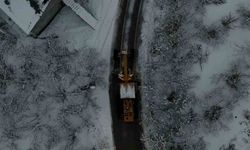 Atakum kırsalında kar mesaisi