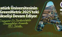 Atatürk Üniversitesinin UI GreenMetric 2025'teki yükselişi devam ediyor
