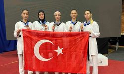 Avrupa Ümitler Taekwondo Şampiyonası'nda 5 madalya