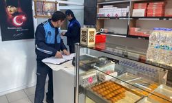 Babaeski'de tatlı üretimi ve satışı yapan iş yerleri denetlendi