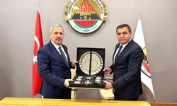 Bakan Yardımcısı Gürcan, DESOB Başkanı Ebedinoğlu ile bir araya geldi