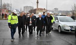 Başkan Büyükkılıç; Kartal Kavşağı altyapı çalışmalarını inceledi