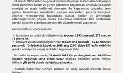 Başkentte yılbaşı tedbirleri: 19 bin 242 emniyet personeli görev alacak