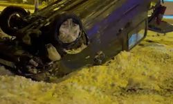 Batman'da kar ve buzlanma kazaya neden oldu: 2 yaralı