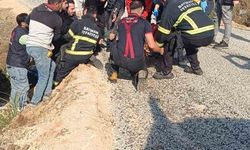 Batman'da otomobil su kanalına düştü: 1 yaralı