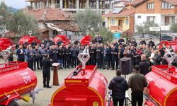 Bilecik'te 20 yeni yangın söndürme tankeri köylere teslim edildi